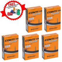 Continental Race Tubes Cycling Race 28 Inner Tube & adaptors, Black, 700 x 20-25c