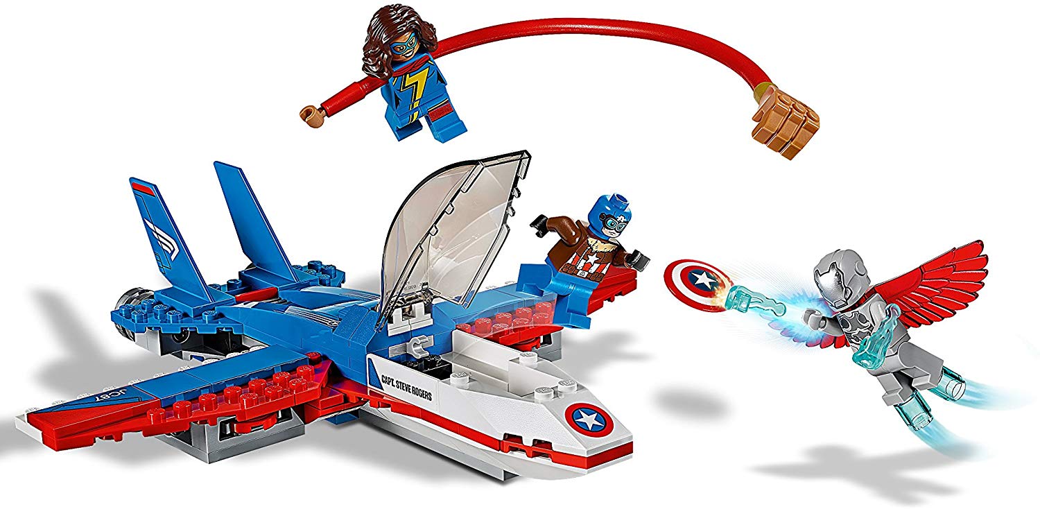 LEGO 76076 "Captain America Jet Pursuit" Building Toy - Image 2