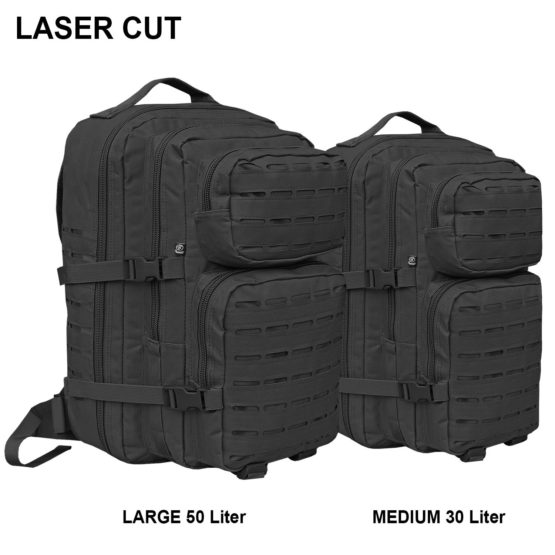 Brandit US Cooper Rucksack Medium Black - Image 4