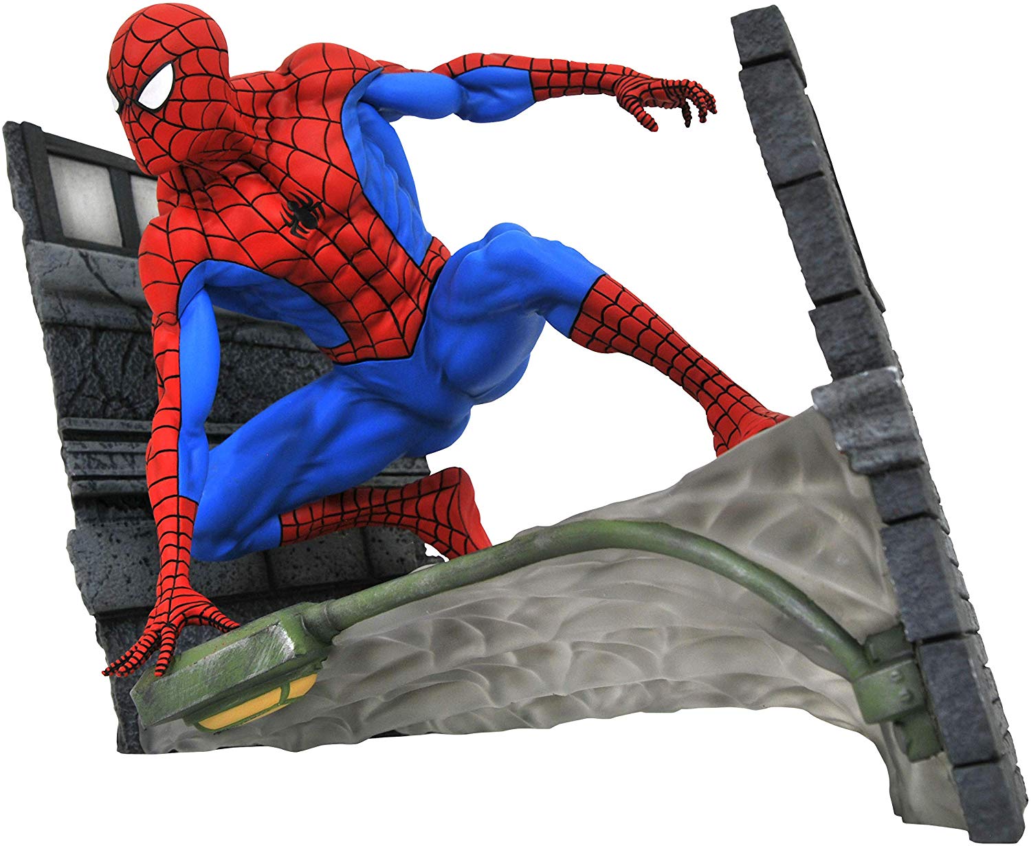 Marvel Comics Spider-Man Comic Webbing PVC Diorama, Multicolor - Image 4