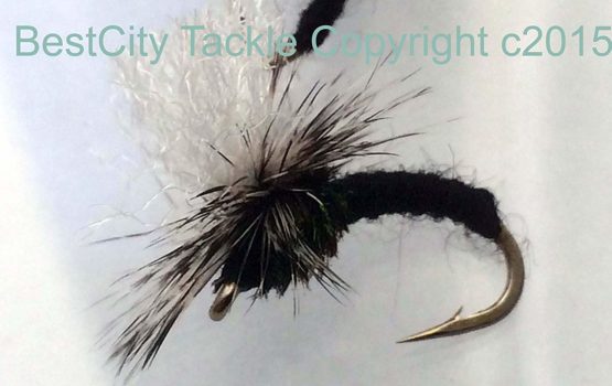 BestCity Fly Fishing 16 KLINKHAMMER Dry Flies+ FREE FLY BOX Size 10-14 Trout Flies UK #310 - Image 4