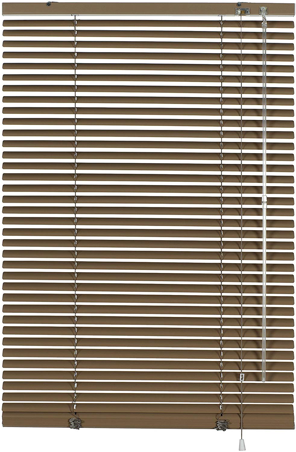 Gardinia Aluminium Venetian Blind, Mocca, 120 x 175 cm, 120W x 175H cm