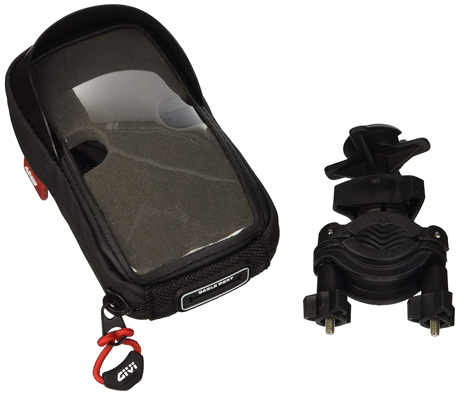 GIVI S955B Universal GPS-Smartphone Holder, black, 5/5S