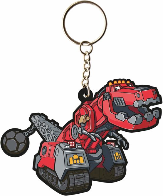 Joy Toy Dino 99830 Trux Vinyl – 2 Charktere – Tyrux with Dozer Keyring – 5 cm x 5 cm - Image 2