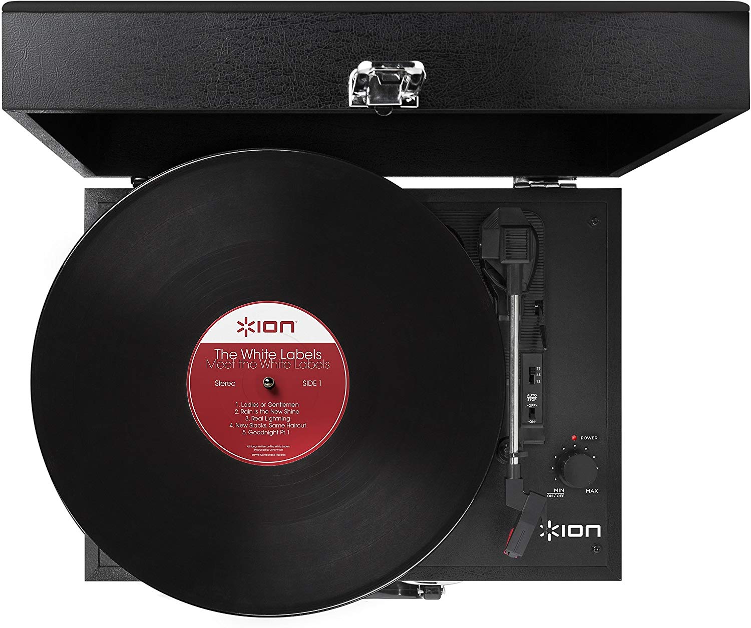 ION Audio Vinyl Transport Ultra-Portable Three Speed (33 1/3, 45 and 78