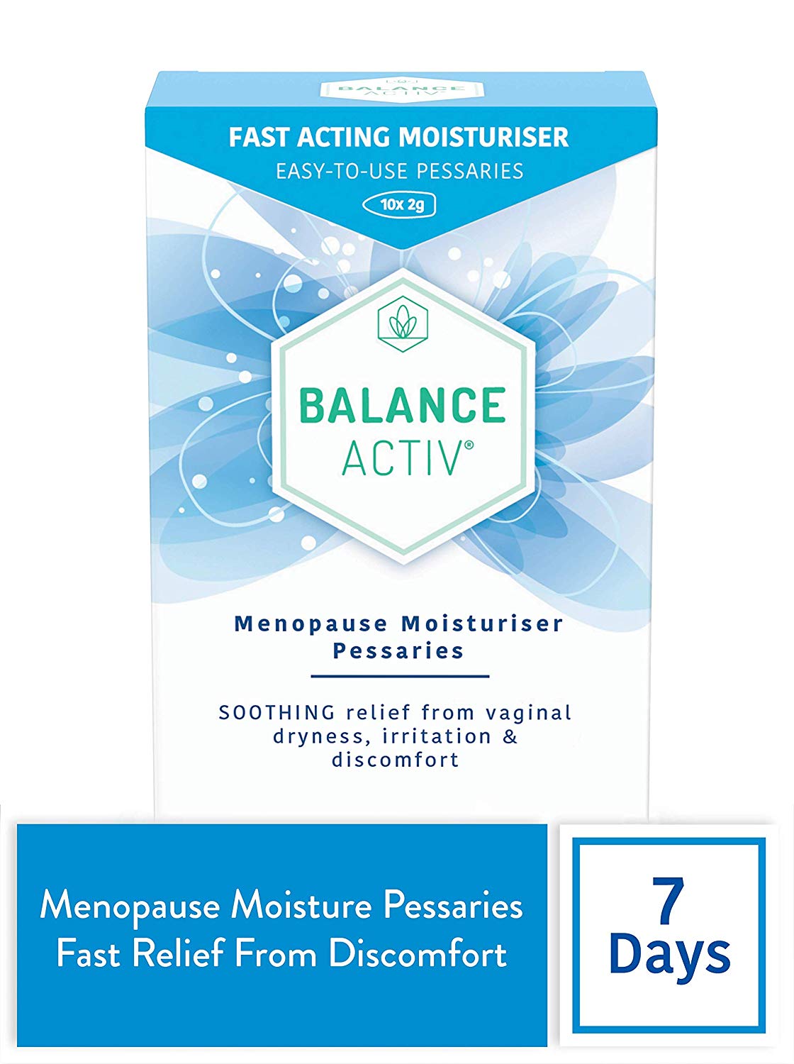 Balance Activ Moisture Pessaries Vaginal Moisturiser Fast, Long