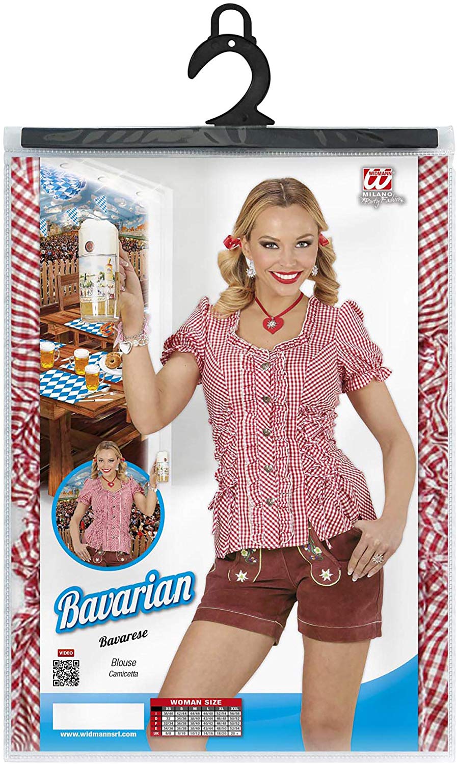 Widmann Blouse Bayerin, Red - Image 2