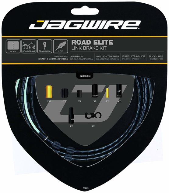Jagwire JCK700 Road Elite Link Cable Brake Kit, Black