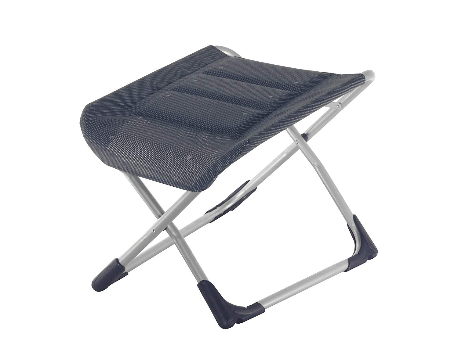Crespo - Foot stool - AL-231 Deluxe - Dark grey, Dark Grey (40), 42 x 44 x 57 cm