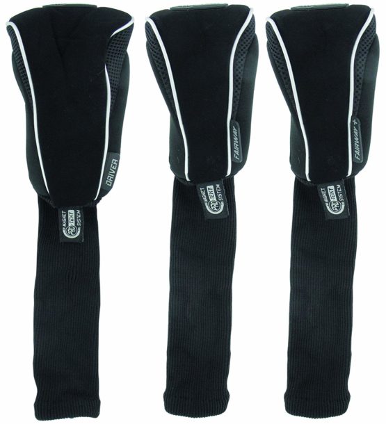 ProTekt Headcover Set of 3- Driver, Fairway, Fairway+ (Silver)