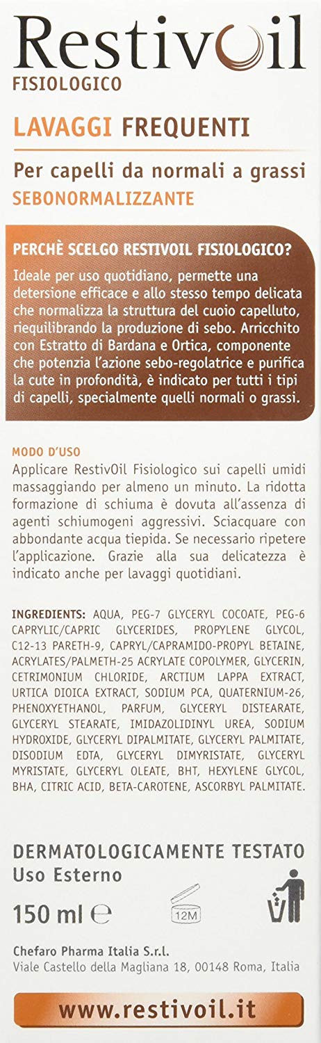SH - Restivoil olioshampoo 150 ml, mehrfarbig, 150 ml (Pack of 1) - Image 2