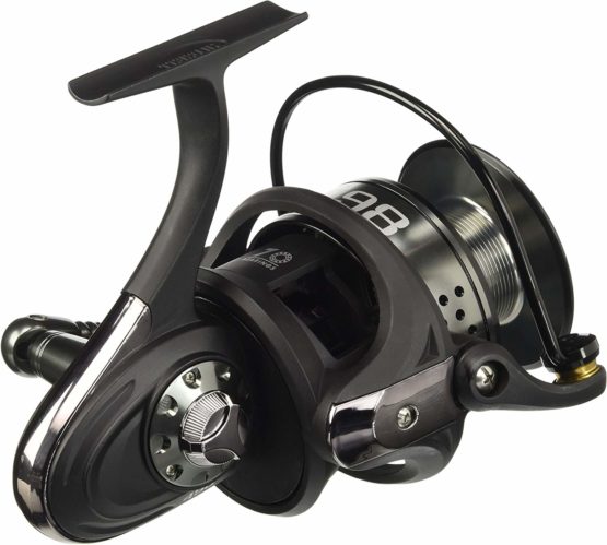 Mitchell 498 Front Drag Spinning Reel - Black - Image 2