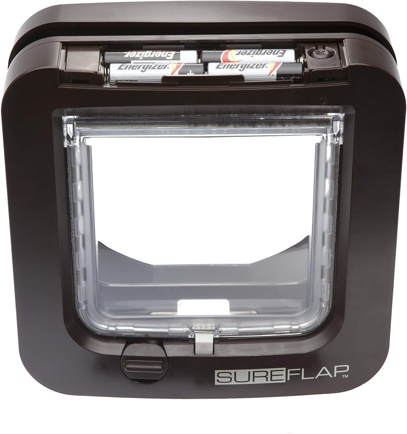 SureFlap Microchip Cat Flap Brown BigaMart