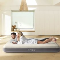 Intex Unisex's Queen Dura-Beam Series Single High Airbed, Taupe/Grey, One Size