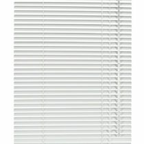 GARDINIA Aluminium Venetian Blinds, Visibility, Light and Glare Protection, Wall and Ceiling Mounting, Mounting Kit Included, Aluminium Venetian Blinds, White, 80 x 130 cm (WxH)