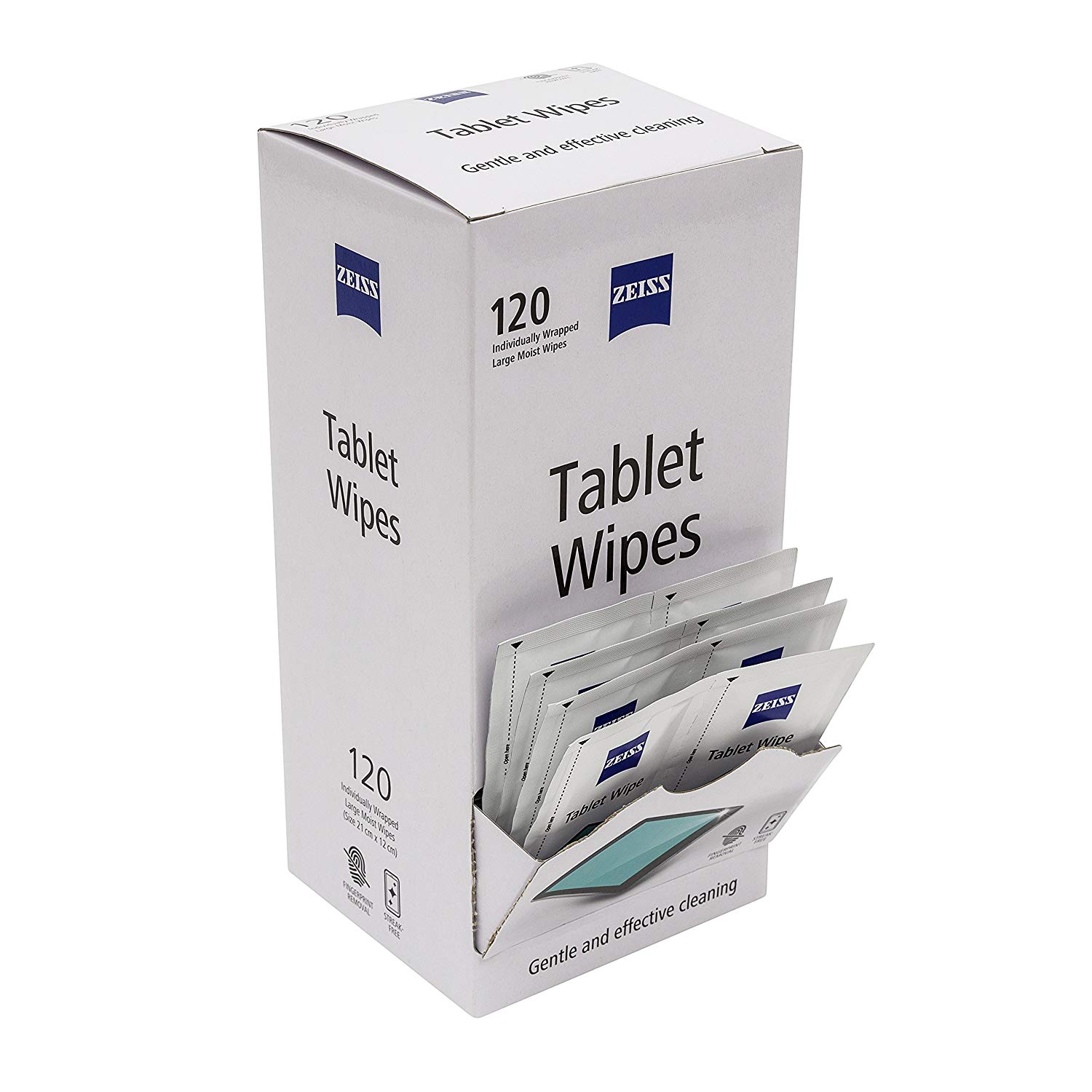 ZEISS Tablet Wipes, Electronic Screen Cleaner for Digital Device Displays Safe for Cleaning iPads Laptops, Smartphones - Image 4