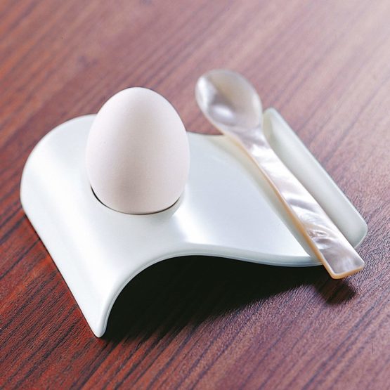Villeroy & Boch, New Wave Cup, Modern Egg Stand with Precise Indentation, Premium Porcelain, Dishwasher Safe Square, White - Image 2