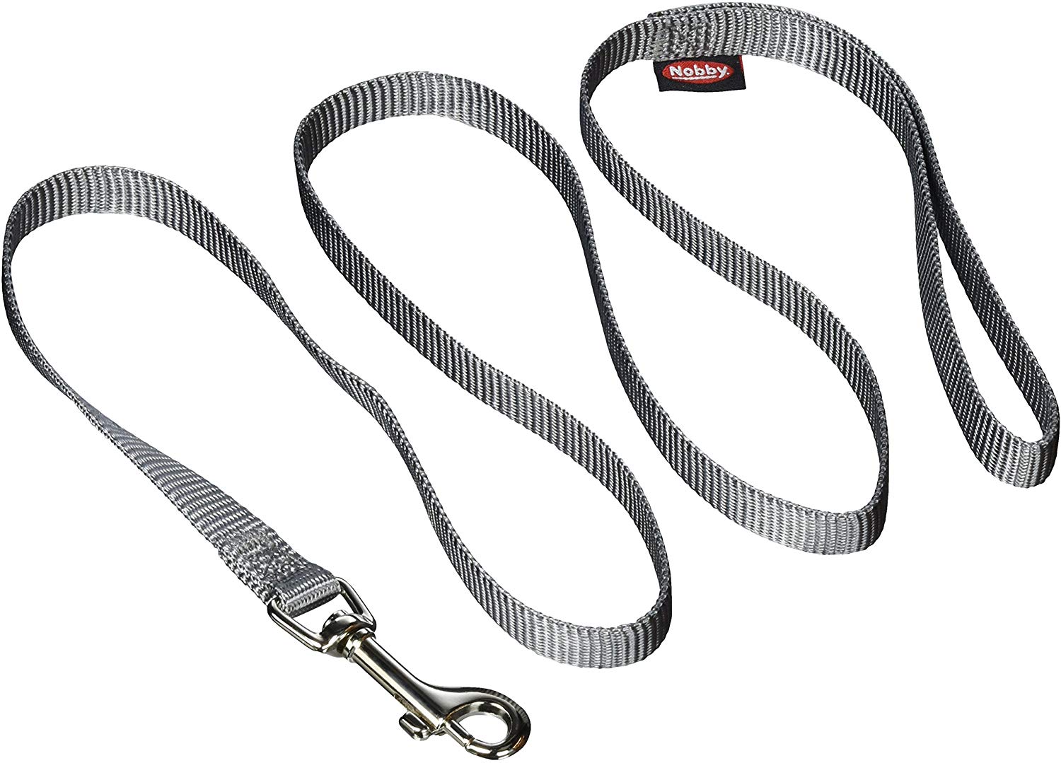 Nobby Classic Leash, 120 x 1.5 cm, Grey