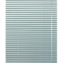 GARDINIA Aluminium Venetian Blinds, Visibility, Light and Glare Protection, Wall and Ceiling Mounting, Mounting Kit Included, Aluminium Venetian Blinds, Silver, 120 x 140 cm (WxH)