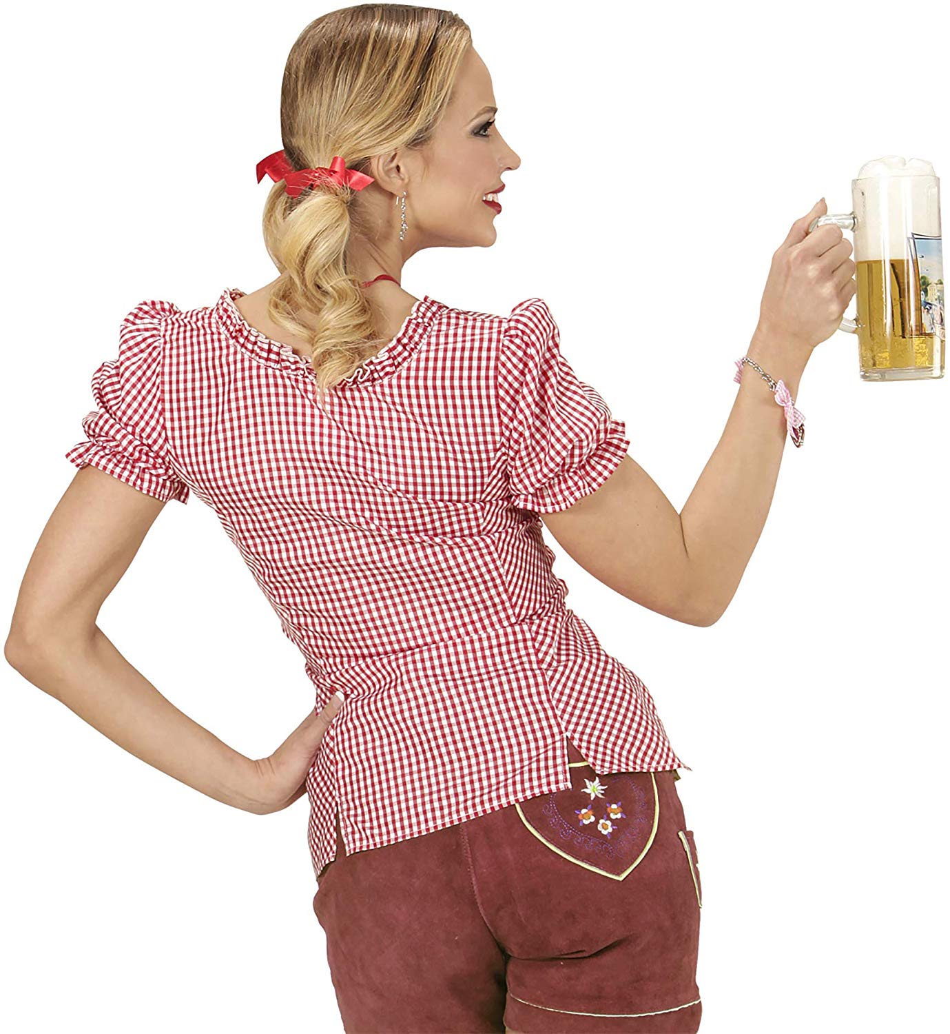 Widmann Blouse Bayerin, Red - Image 3