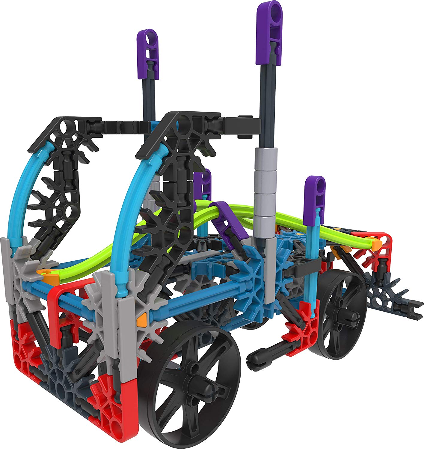 K'Nex 15214 Rad Rides Set-206 Parts-12 Models-Ages 7 and up-Creative Building Construction Toy, Multicolour - Amazon Vine - Image 3