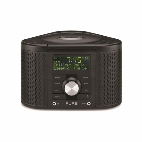 Pure Chronos Series 2 FM/DAB Digital Radio Alarm Clock with CD Player ...