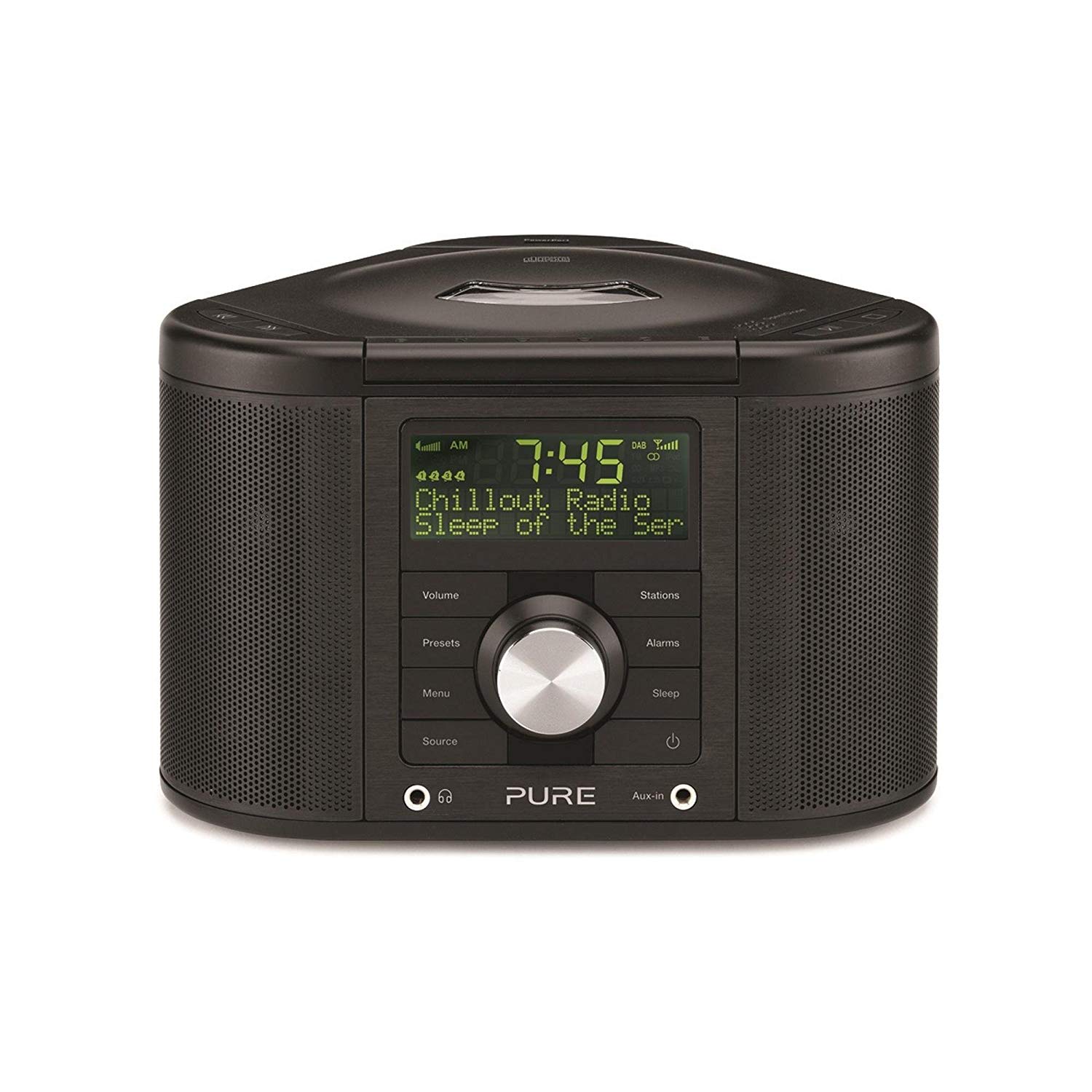 Pure Chronos Series 2 FM/DAB Digital Radio Alarm Clock with CD Player