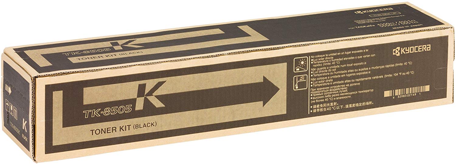 Kyocera Toner Cartridge TK-8505 K, BLACK, 30.000 Pages High Capacity Genuine Premium Printer Toner, 1T02LC0NL1, T02LC0NL - Image 2