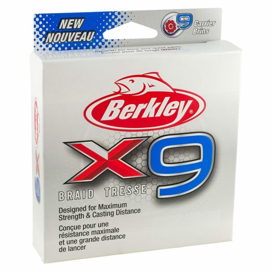 Berkley X9 Lo-Vis Green Braided Fishing Line - Image 2