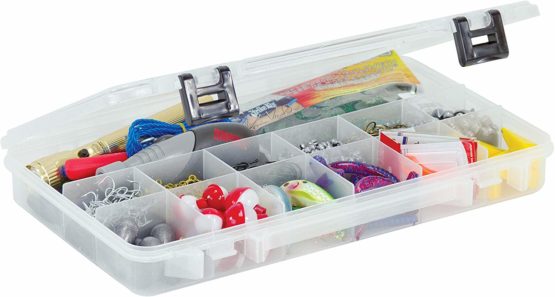 Plano 2371304 ProLatch 3700 Size Stowaway Boxes with 13 Fixed Compartments, Clear
