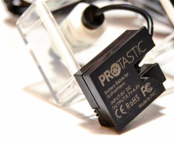 PROtastic Waterproof Battery Eliminator USB Power Cable for GoPro Hero3+ Action Cameras - Image 2