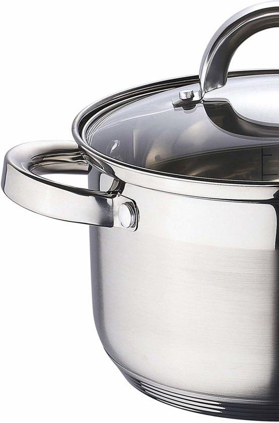 Renberg Alexander - Pot stainless steel glass lid 32x25 cm 20l suitable for induction - Image 3