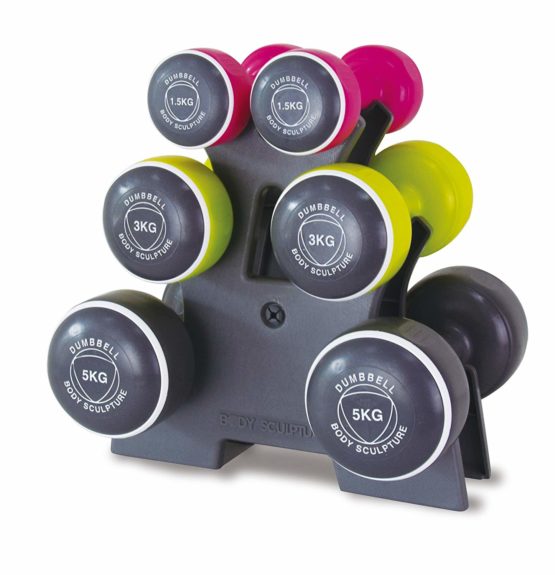 Body Sculpture BW108T Smart Dumbbell Tower | 1.5KG, 3KG & 5KG Sets Included