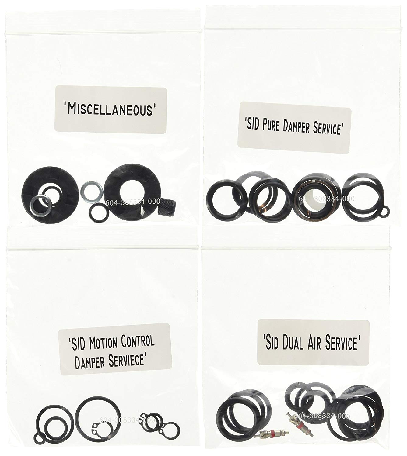 Rock Shox 134447 Service Kit SID (28 mm Chassis), 114310703000, Black