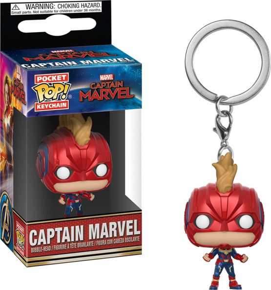 Funko 36439 POP Keychain Captain Marvel Collectible Figure, Multicolor