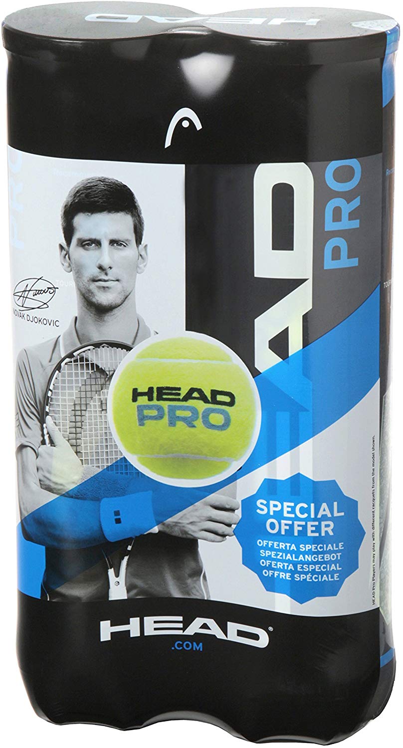 HEAD Pro Tennis Balls, Double Pack (8 Balls) BigaMart