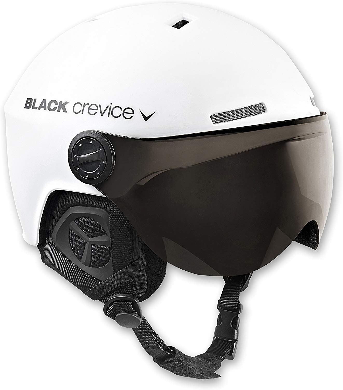 crevice, Schubert, 51 cm, BCR143921 WB Sprocket Ski Helmet Black Size 0, White, 51-53 cm