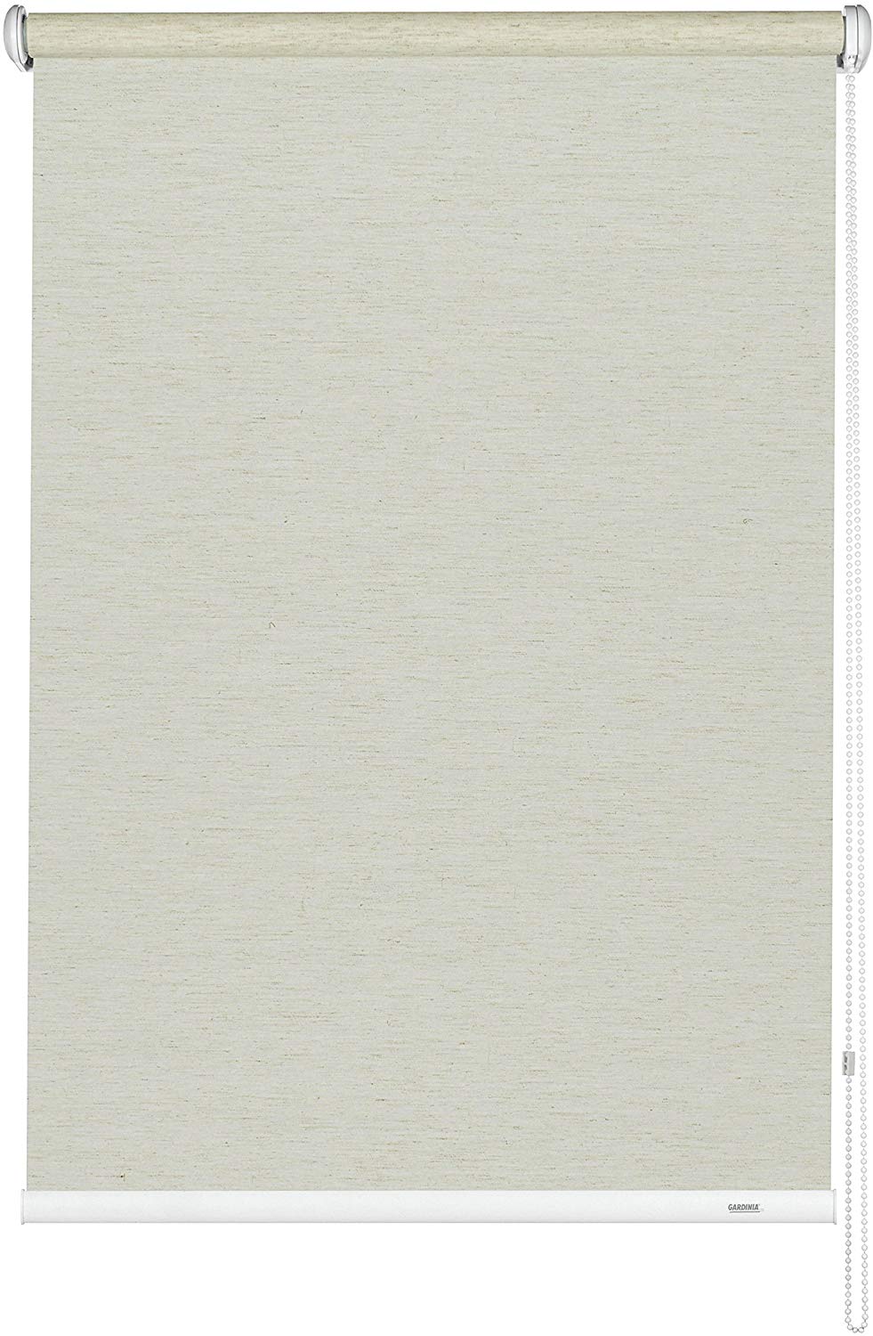Gardinia Side-Pull Roller Blind, Ceiling, Wall or Niche Mounting, Transparent, Opaque, Mounting Kit Included, Silvalin nature