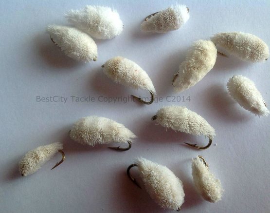 BestCity Fly Fishing BREAD FLY Pack of 20 Mixed size 4-12 for Fly Trout Carp Mullet PACK #43 - Image 3