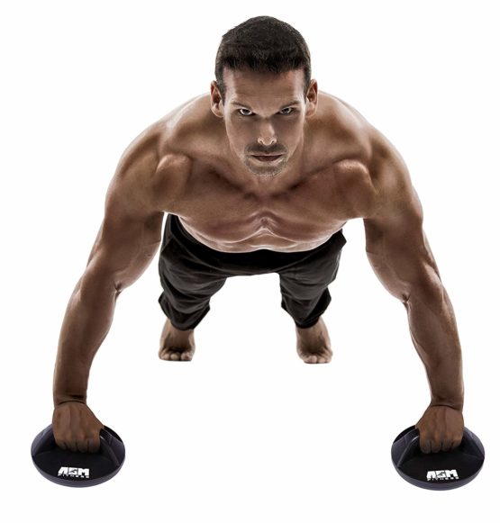 ASM Fitness Box- Ab Wheel Roller with Thick Knee Pad Mat, Rotational Push Up Bar / Pushup Stand, Skipping Rope. Premium Home Gym Set - Image 4