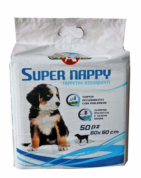 Croci Dog Absorbent Super Nappy, 60 x 60 cm, Pack of 50