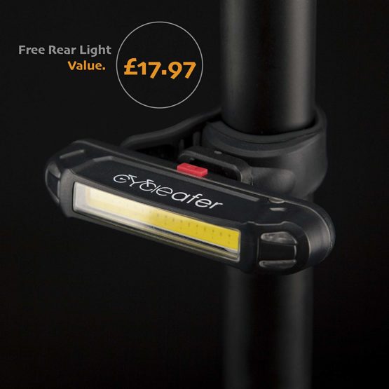 Cycleafer® Bike Lights Set USB Rechargeable Powerful Lumens Front and Back Light Bicycle Accessories for Night Riding, Cycling Headlight Tail Rear Reflectors for Kids, Road, Mountain Bike. - Image 2