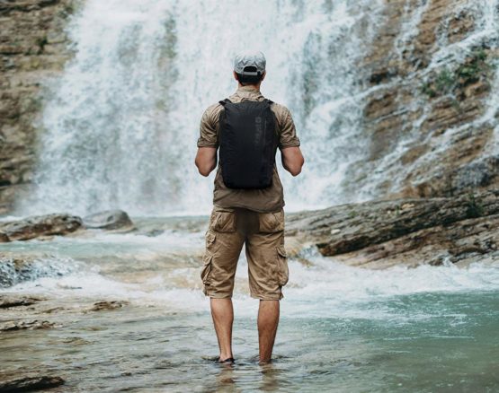 Ultra Lightweight Waterproof Backpack Foldable 10 000mm ULTRA Resistant fabric by Catalyst, Tactical Military Gear for Exotic Places, Fishing, Beach, Hiking, Dry Bag Black Backpack Daypack Packable - Image 4