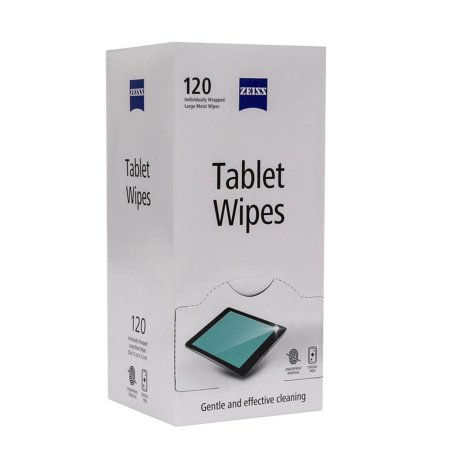 ZEISS Tablet Wipes, Electronic Screen Cleaner for Digital Device Displays Safe for Cleaning iPads Laptops, Smartphones - Image 2