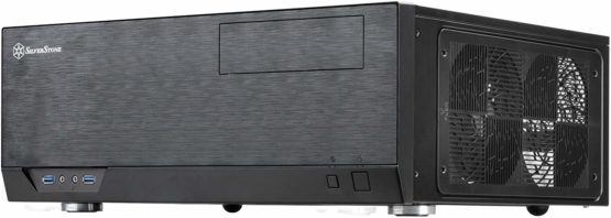 SilverStone SST-GD09B - Grandia HTPC ATX Computer Case, Silent High Airflow Performance, black