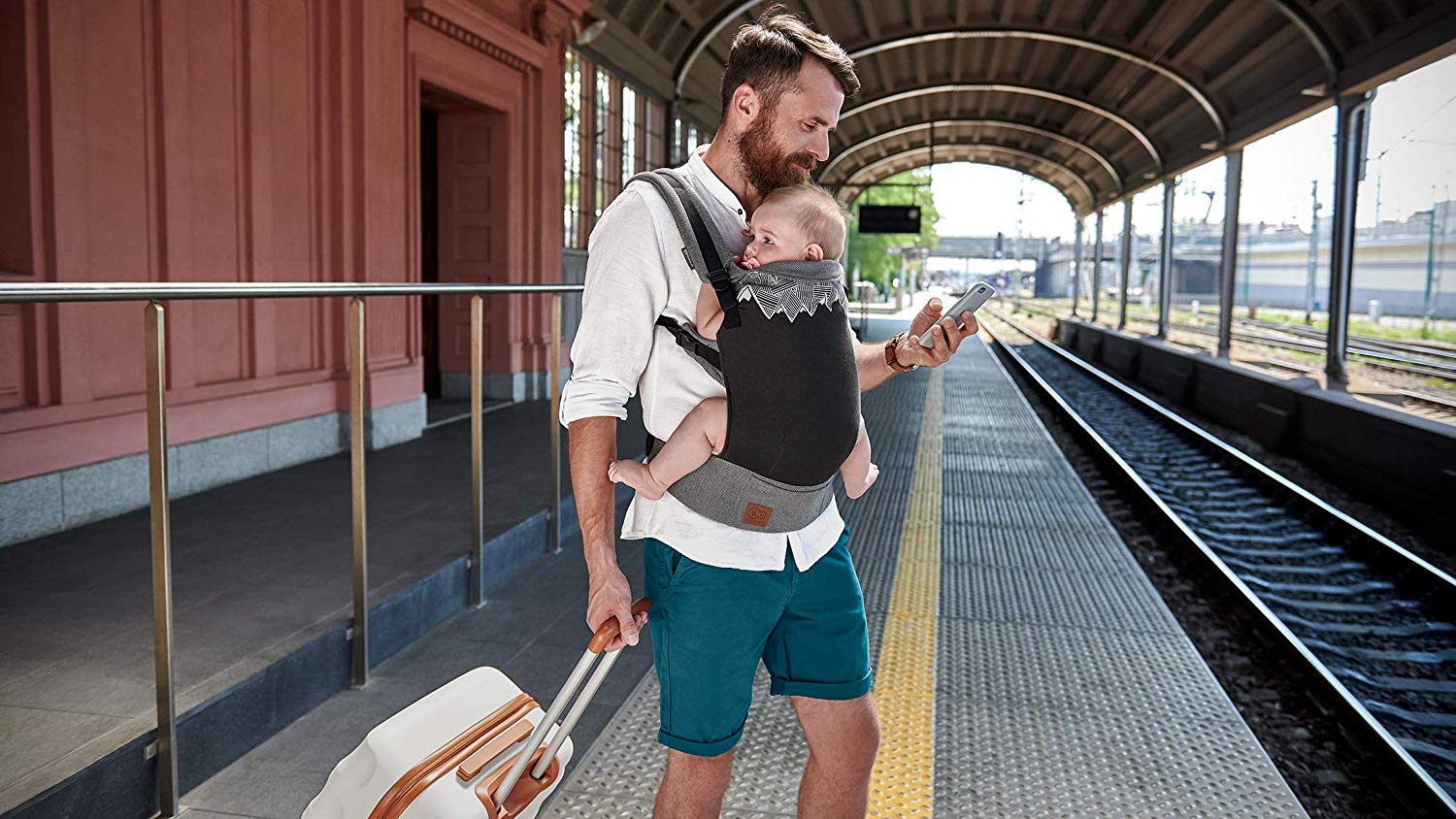 Kinderkraft Baby Carrier MILO, Ergonomic Sling, Holder, Lightweight, Confortable, Ajustable - Image 4