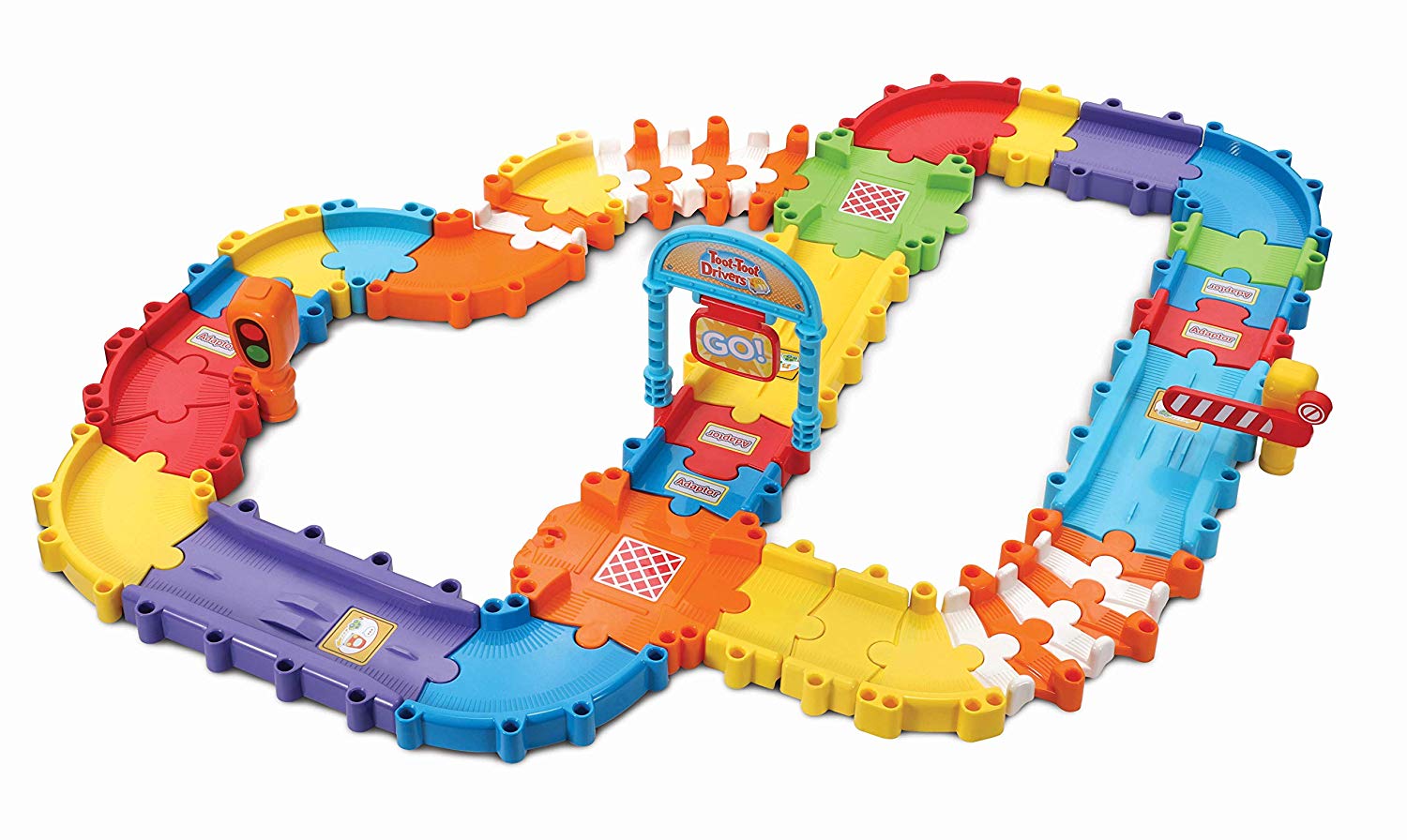 VTech Toot-Toot Drivers Track Set, First Kid's Car Set, Cars for Boys and Girls Suitable for Kids Aged 1 to 5 Years Old