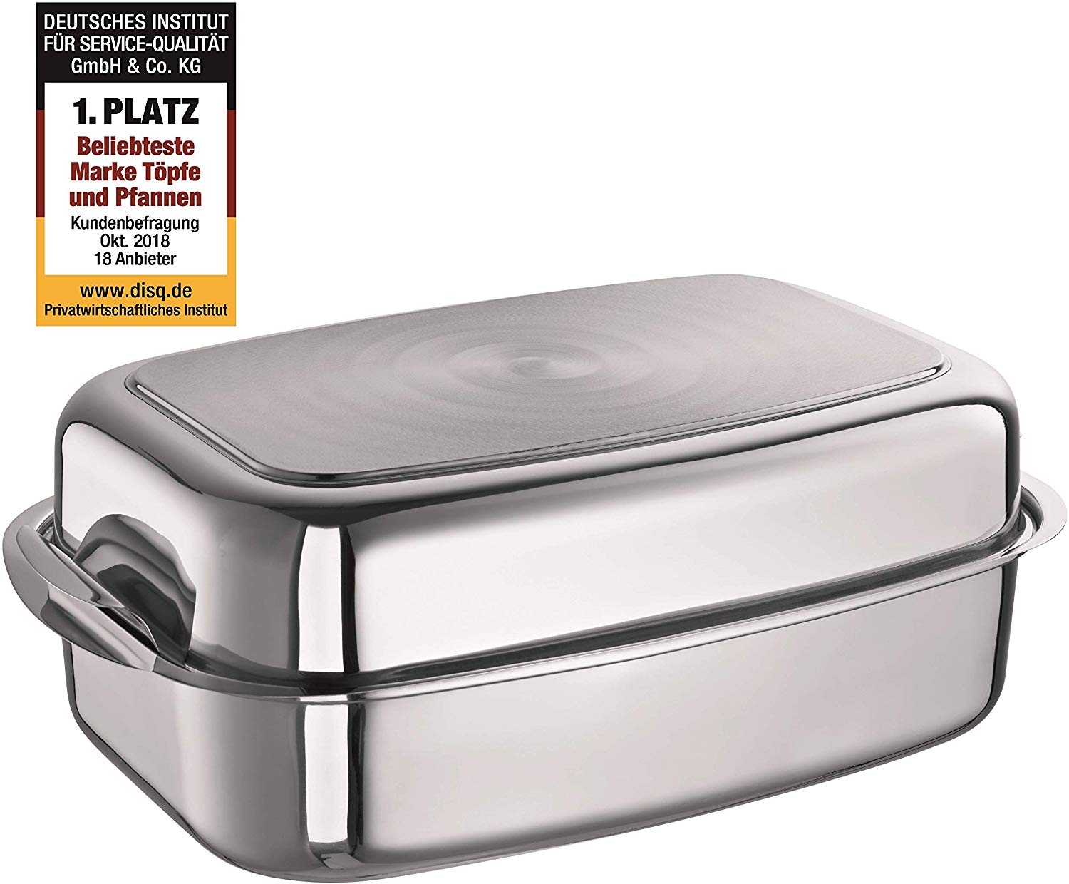 Schulte-Ufer 67067-36 All-Purpose Roasting Tin 36 cm 6 l Induction, Silver