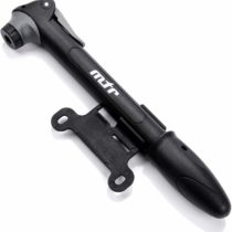 meteor Portable High Pressure Mini Bike Hand Pump for Road Bicycle Mountain Bike MTB Frame Presta Schrader and Dunlop Suitable Connector Stored Fully Inside Light Powerful