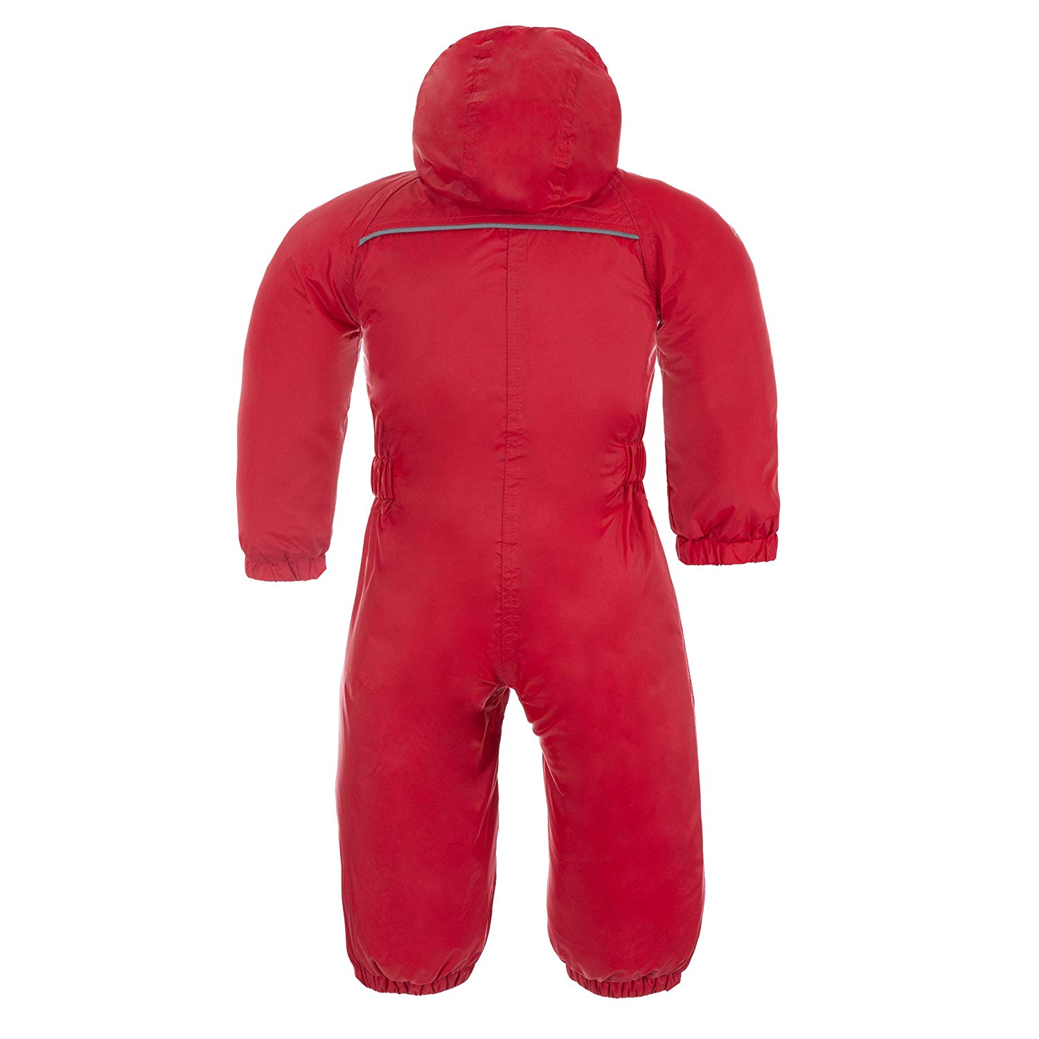 Trespass Babies Rain Suit Hooded All in One Breathable Dripdrop, Signal Red, 6-12 - Image 2